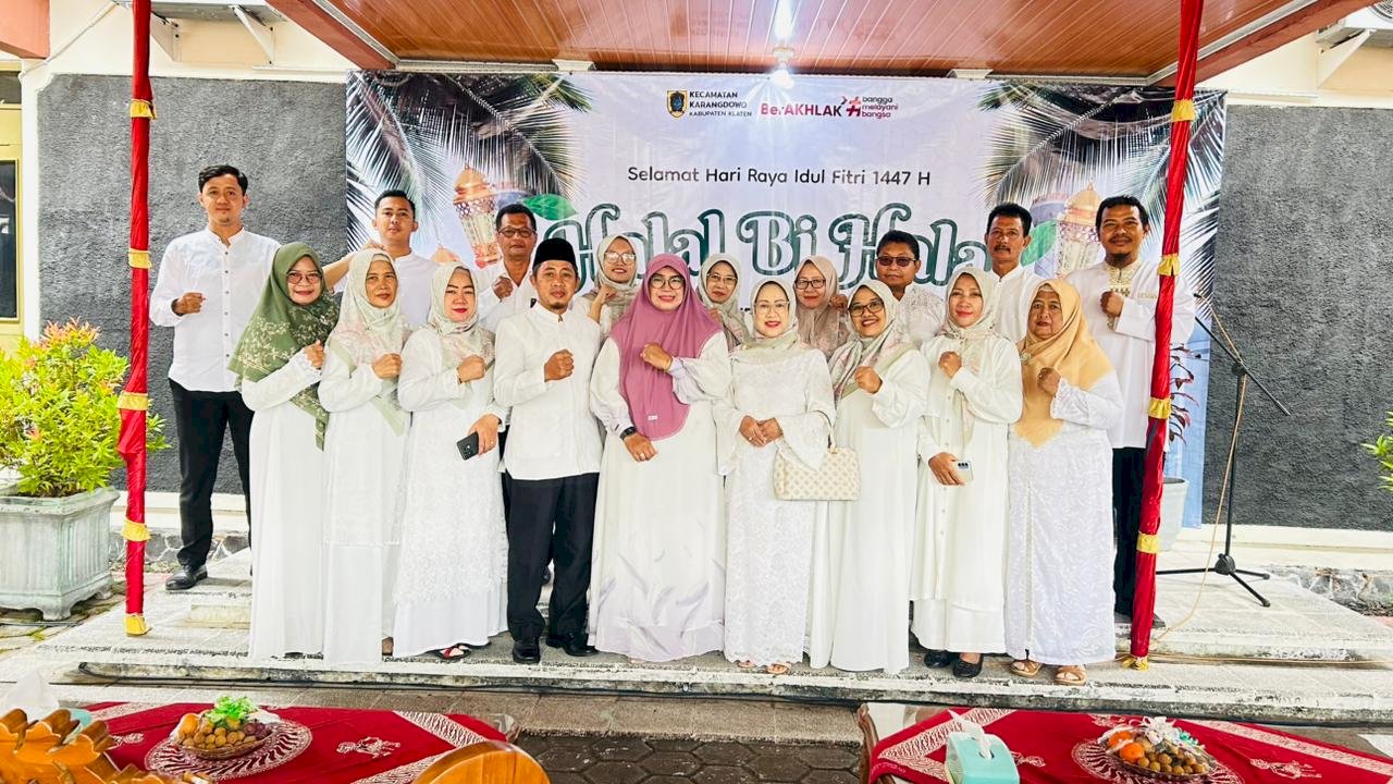 PERERAT SILATURAHMI KEC KARANGDOWO GELAR HALAL BIHALAL  1447 H / 2026 M