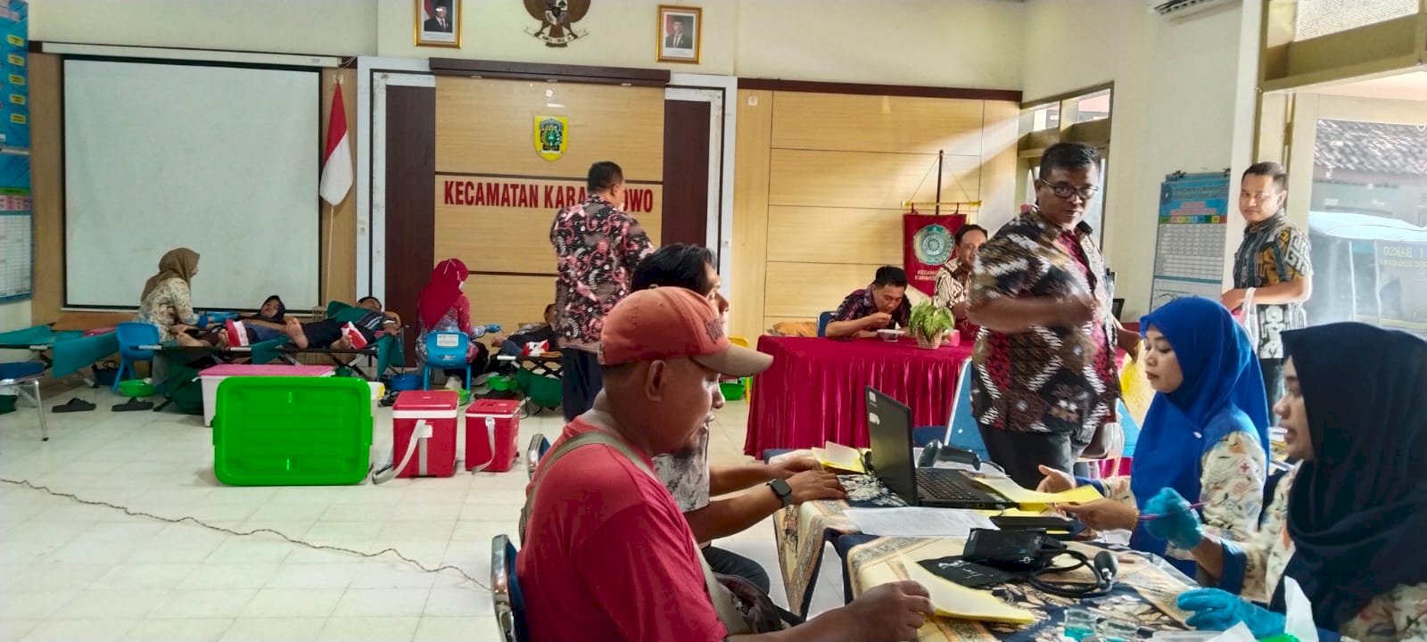KECAMATAN KARANGDOWO  GELAR DONOR DARAH SECARA RUTIN