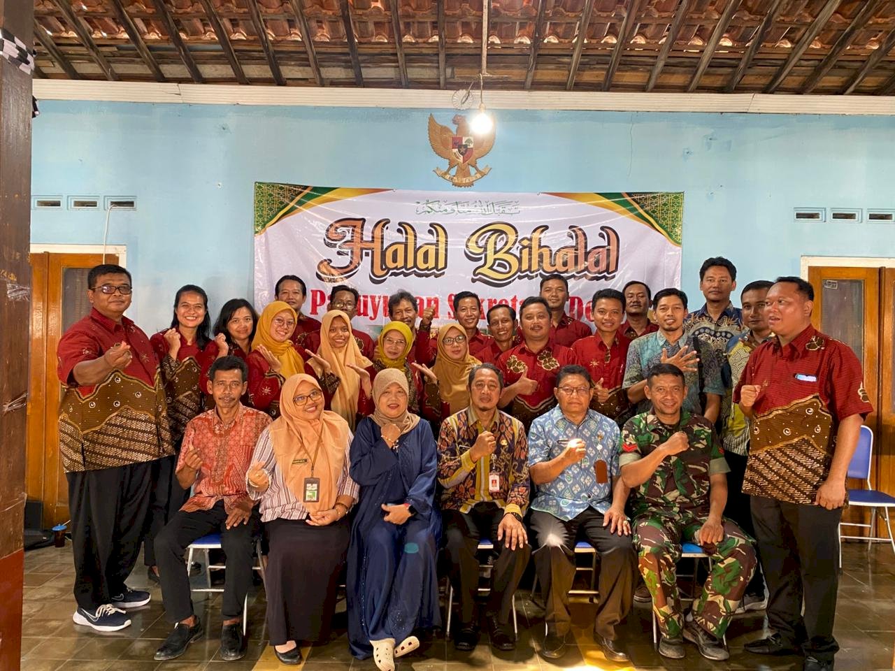 Halal Bi-halal Sekretaris Desa se-Kecamatan Karangdowo Pererat Silaturahmi dan Sinergi 