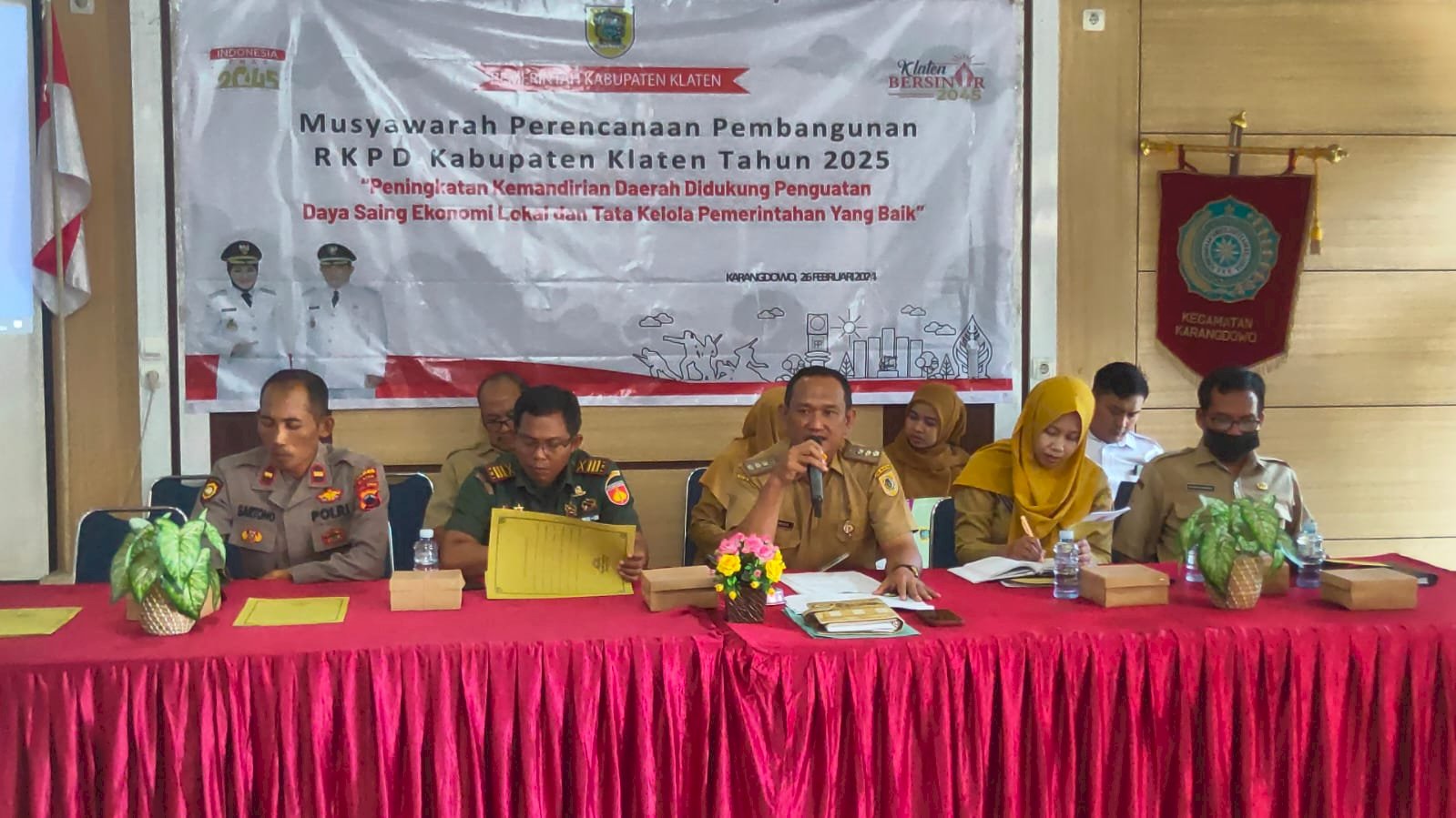 Musyawarah Perencanaan  Pembangunan Tahun 2025 Tingkat Kecamatan Karangdowo