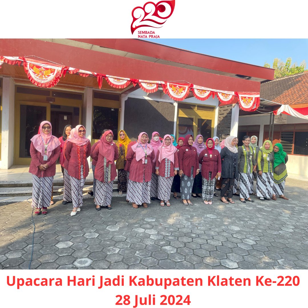 Upacara Hari Jadi Kabupaten Klaten Ke 220 Tahun 2024