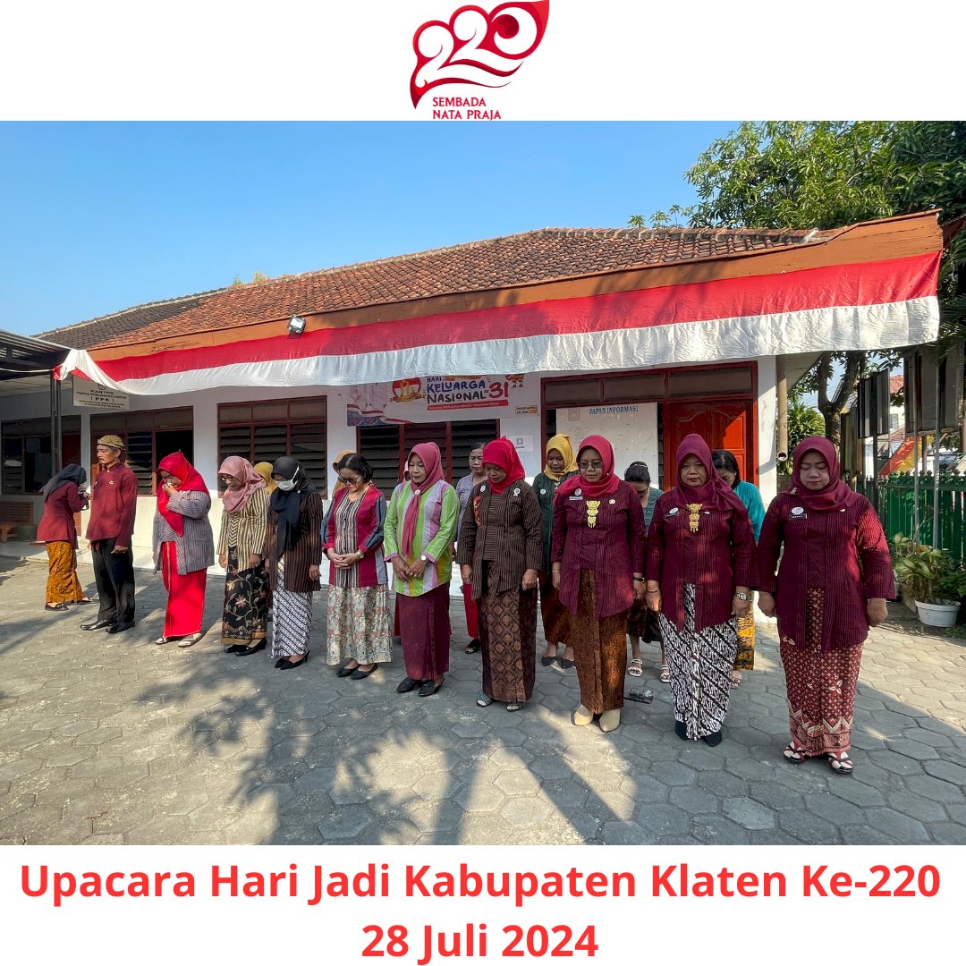 Upacara Hari Jadi Kabupaten Klaten Ke 220 Tahun 2024