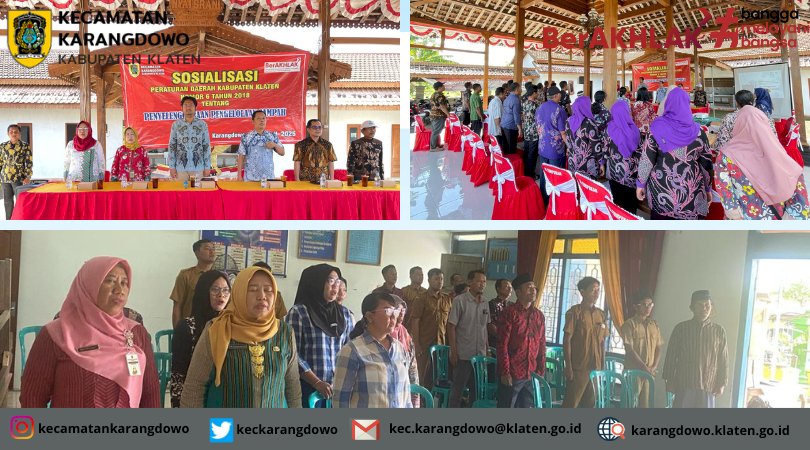 Sosialisasi Peraturan Daerah Kabupaten Klaten No. 6 Tahun 2018 Tentang Penyelenggaraan Pengelolaan Sampah di Wilayah Kecamatan Karangdowo (Desa Demangan, Desa Tumpukan, dan Desa Kupang)