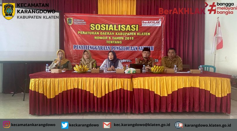 Sosialisasi Peraturan Daerah Kabupaten Klaten No. 6 Tahun 2018 Tentang Penyelenggaraan Pengelolaan Sampah di Wilayah Kecamatan Karangdowo (Desa Demangan, Desa Tumpukan, dan Desa Kupang)