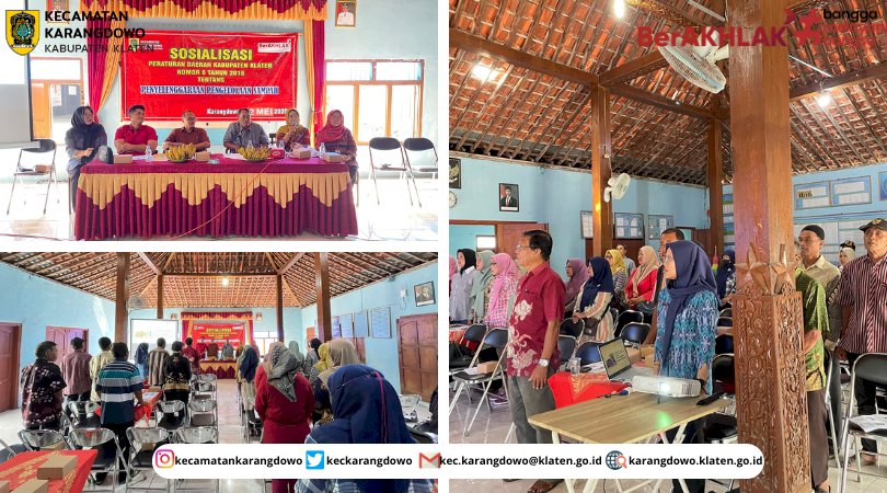 Sosialisasi Peraturan Daerah Kabupaten Klaten No. 6 Tahun 2018 Tentang Penyelenggaraan Pengelolaan Sampah di Wilayah Kecamatan Karangdowo (Desa Babadan dan Desa Karangtalun)