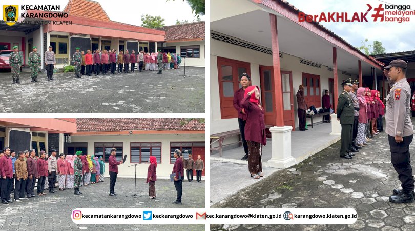 Peringatan Hari Lahir Pancasila Tahun 2025 di Lingkungan Kecamatan Karangdowo