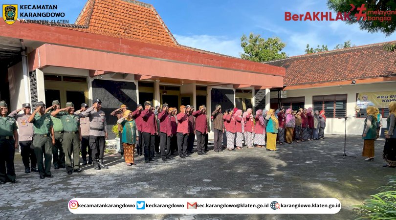 KECAMATAN KARANGDOWO MENGGELAR UPACARA MEMPERINGATI HARI KARTINI KE-146 