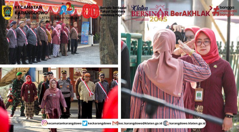 Upacara Memperingati Hari Jadi Kabupaten Klaten Ke-221 Tahun 2025