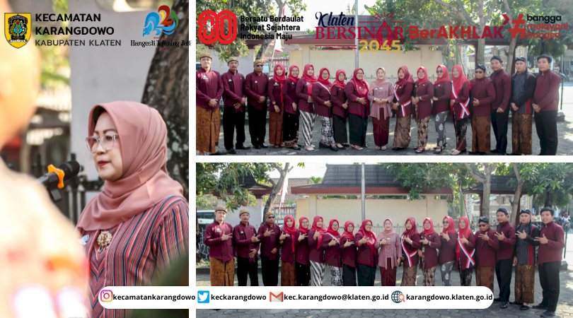 Upacara Memperingati Hari Jadi Kabupaten Klaten Ke-221 Tahun 2025