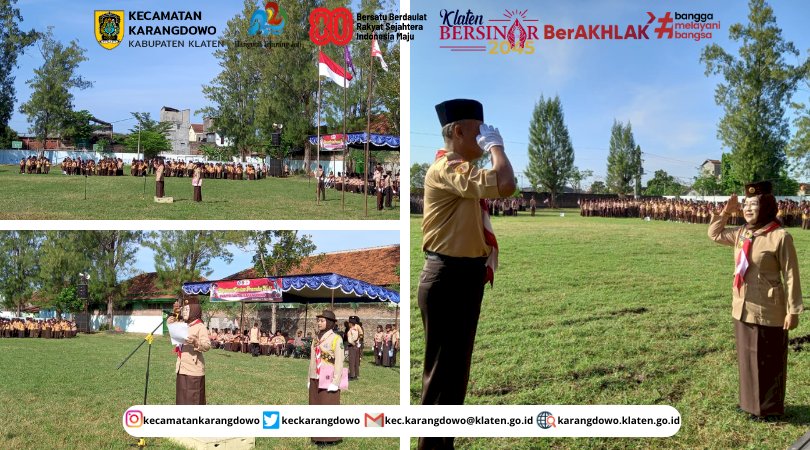 Kwartir Ranting Karangdowo Menggelar Apel Besar Hari Pramuka Ke-64 Tahun 2025