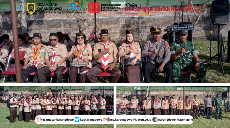Kwartir Ranting Karangdowo Menggelar Apel Besar Hari Pramuka Ke-64 Tahun 2025