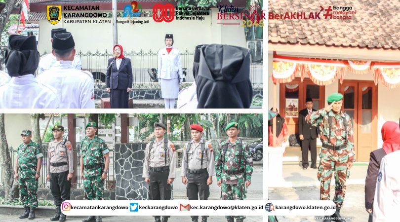 Pengukuhan Paskibraka Kecamatan Karangdowo Tahun 2025