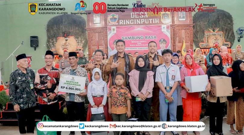 Sambung Roso Bupati & Wakil Bupati Klaten Di Desa Ringinputih Kecamatan Karangdowo Tahun 2025