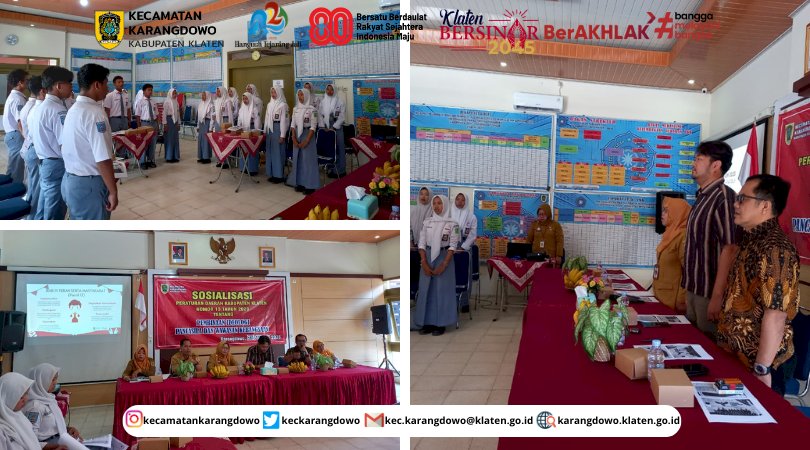 Sosialisasi Peraturan Daerah Kabupaten Klaten No. 13 Tahun 2023 Tentang Pembinaan Ideologi Pancasila Dan Wawasan Kebangsaan di Kecamatan Karangdowo