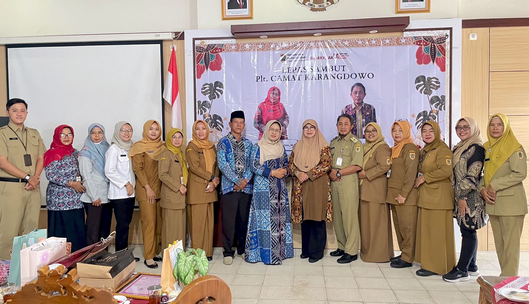 LEPAS SAMBUT CAMAT KARANGDOWO KLATEN