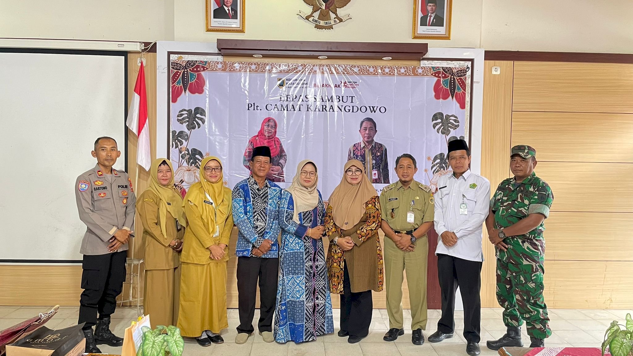 LEPAS SAMBUT CAMAT KARANGDOWO KLATEN