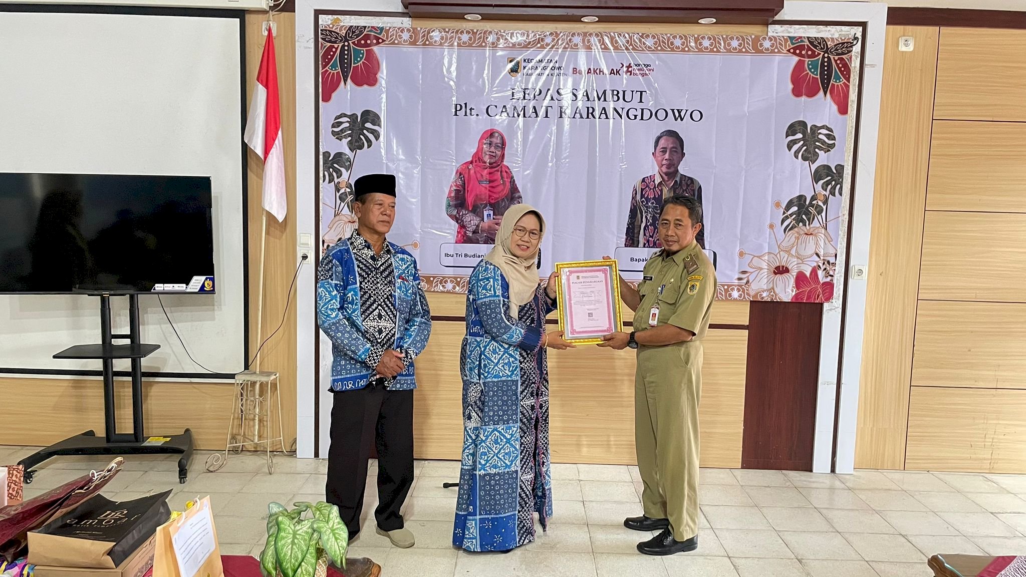 LEPAS SAMBUT CAMAT KARANGDOWO KLATEN