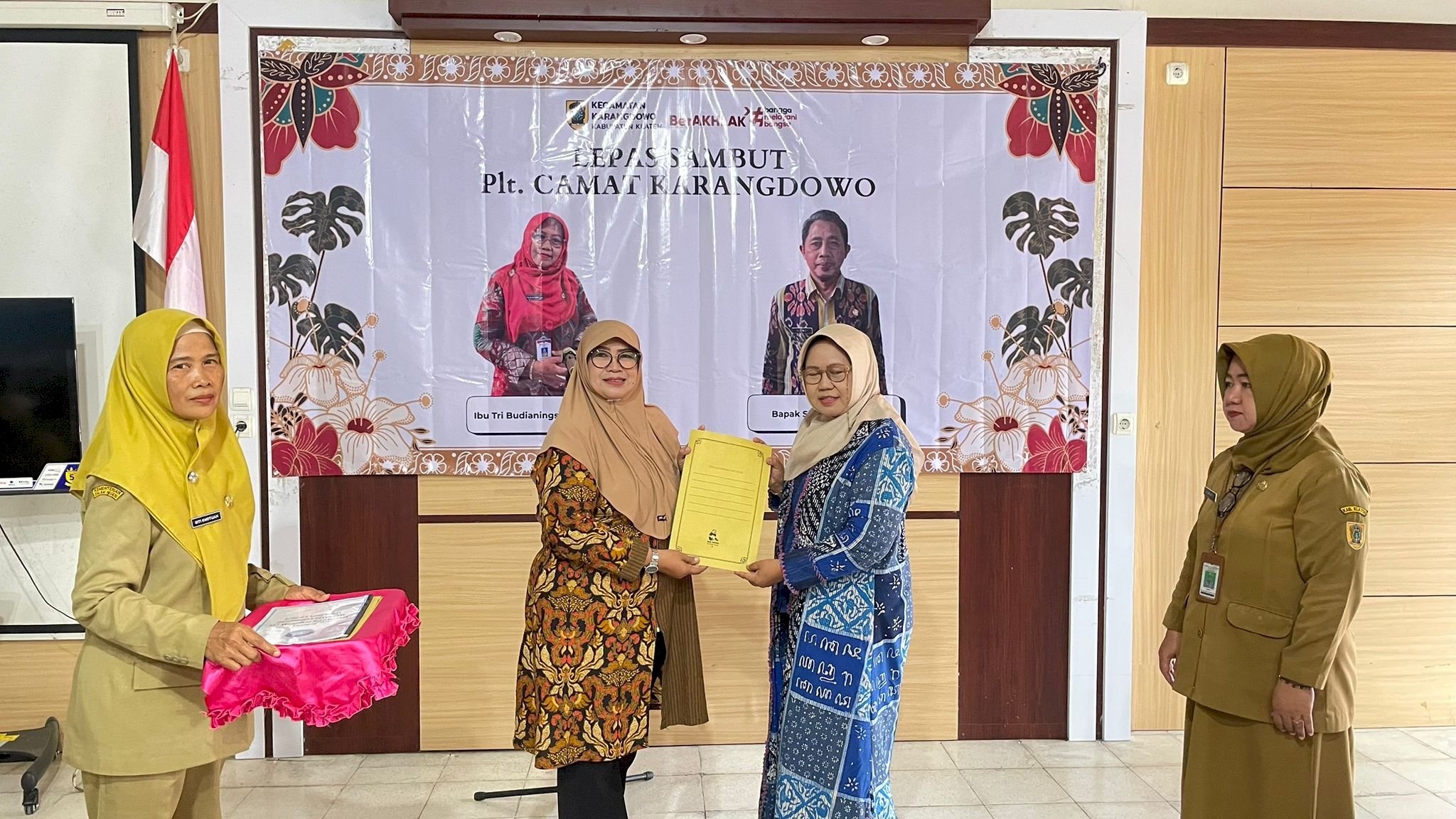 LEPAS SAMBUT CAMAT KARANGDOWO KLATEN