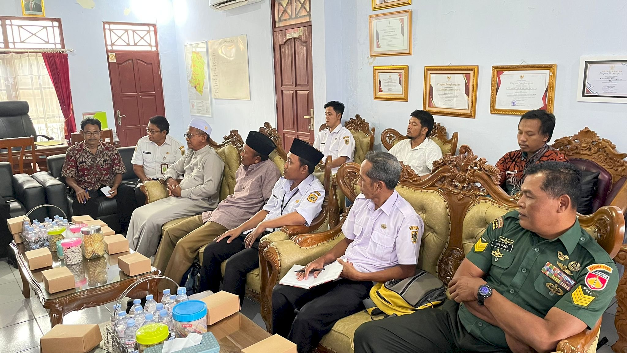 SAMBUT RAMADHAN 1447 H KECAMATAN KARANGDOWO LAKUKAN KOORDINASI BERSAMA TOGA, TOMAS