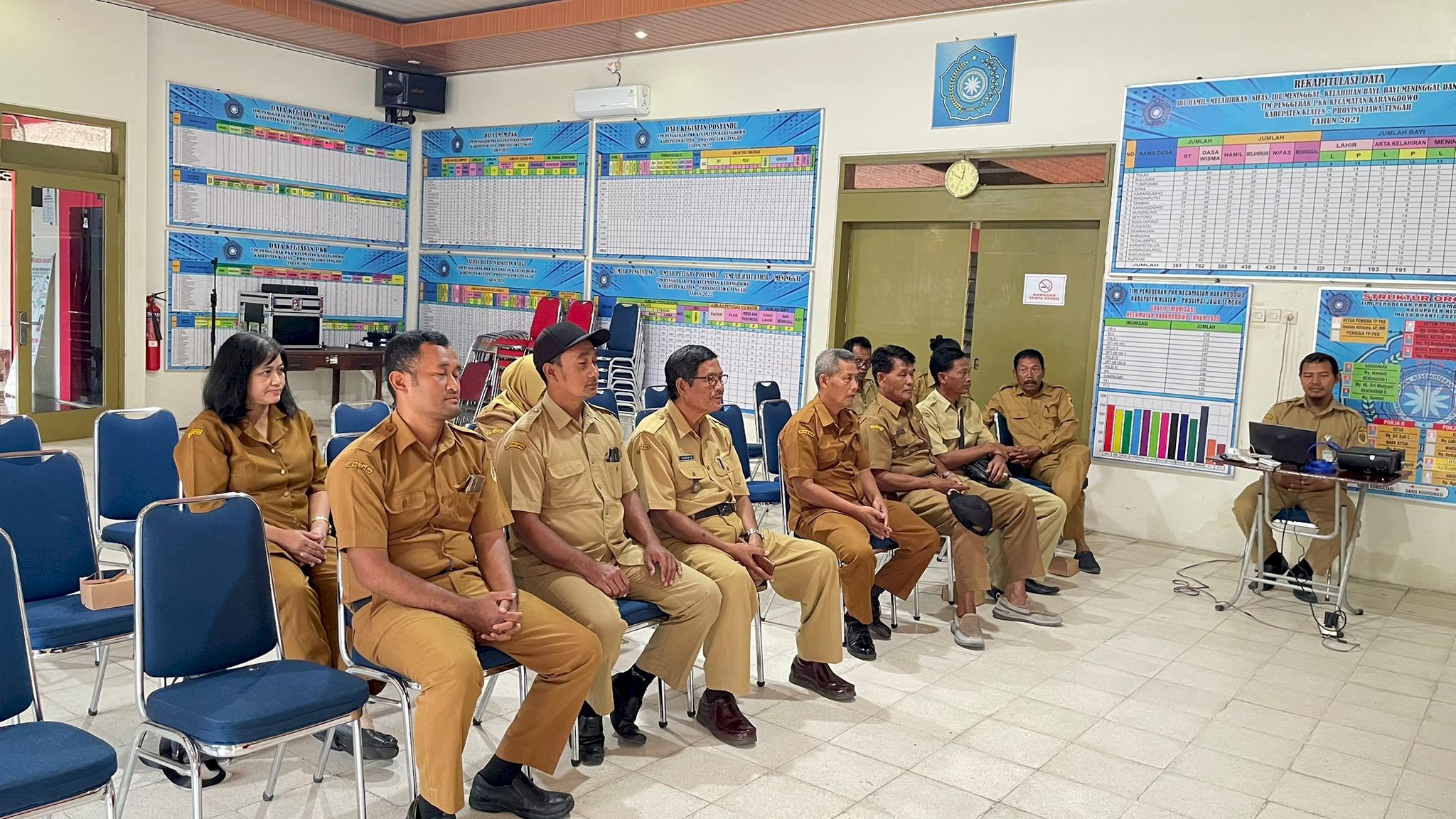 KARANGDOWO ADAKAN RAKOR PERSIAPAN  PASAR MURAH JELANG LEBARAN BERSAMA FORKOMPIMCAM DAN KEPLA DESA