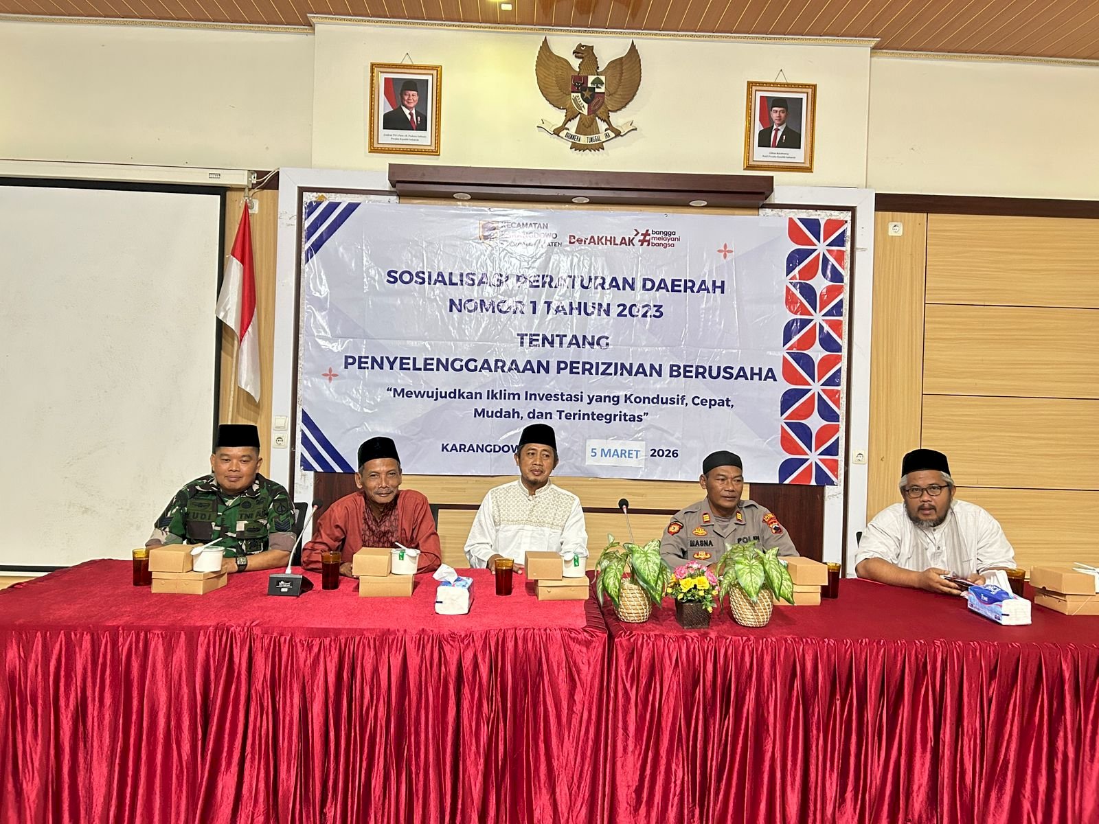 KECAMATAN KARANGDOWO ADAKAN  BUKA BERSAMA FORKOMPIMCAM, TOKOH AGAMA DAN MASYARAKAT