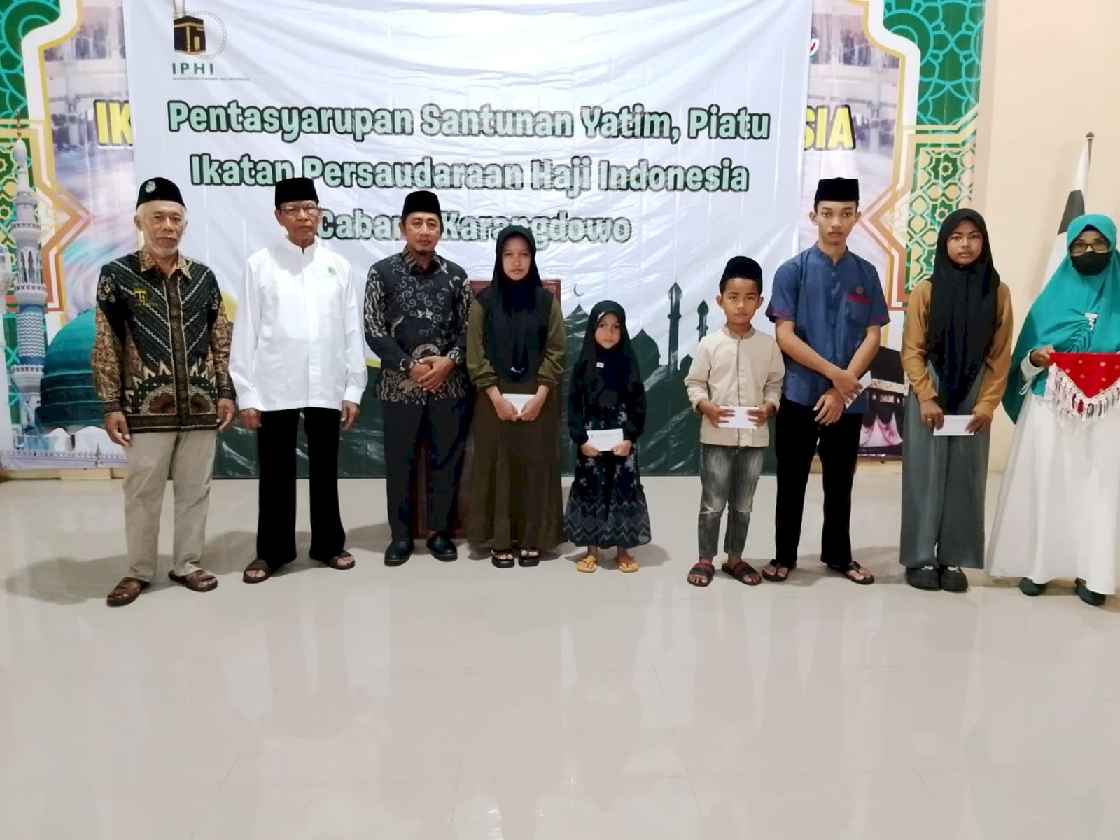 PESAN CAMAT  PADA ACARA PENTASARUFAN SANTUNAN  BAGI ANAK YATIM PIATU DARI IPHI KARANGDOWO