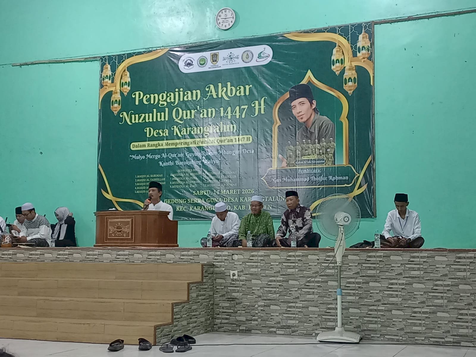 PESAN CAMAT PADA PERINGATAN NUZULUL QUR'AN KARANGTALUN KARANGDOWO