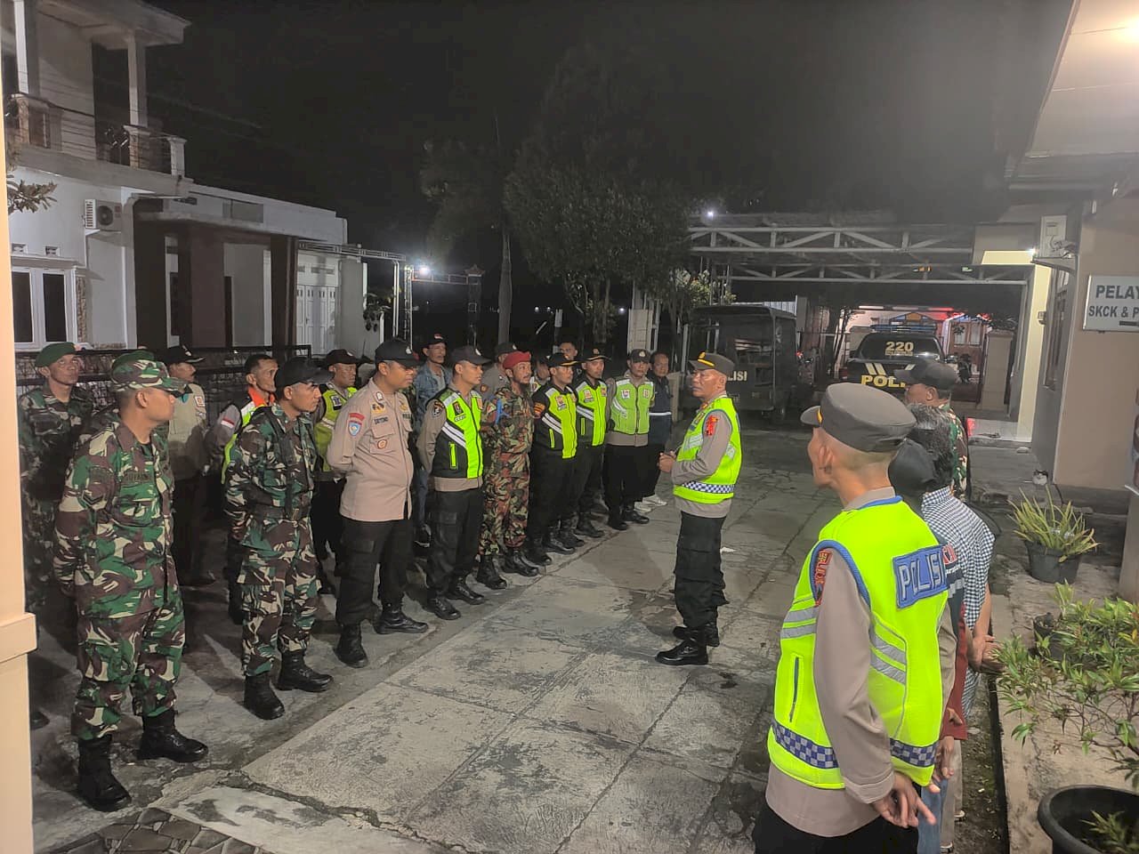 FORKOMPIMCAM  GELAR APEL BERSAMA GUNA MENCIPTAKAN KONDUSIFITAS  JELANG IDUL FITRI  1447 H