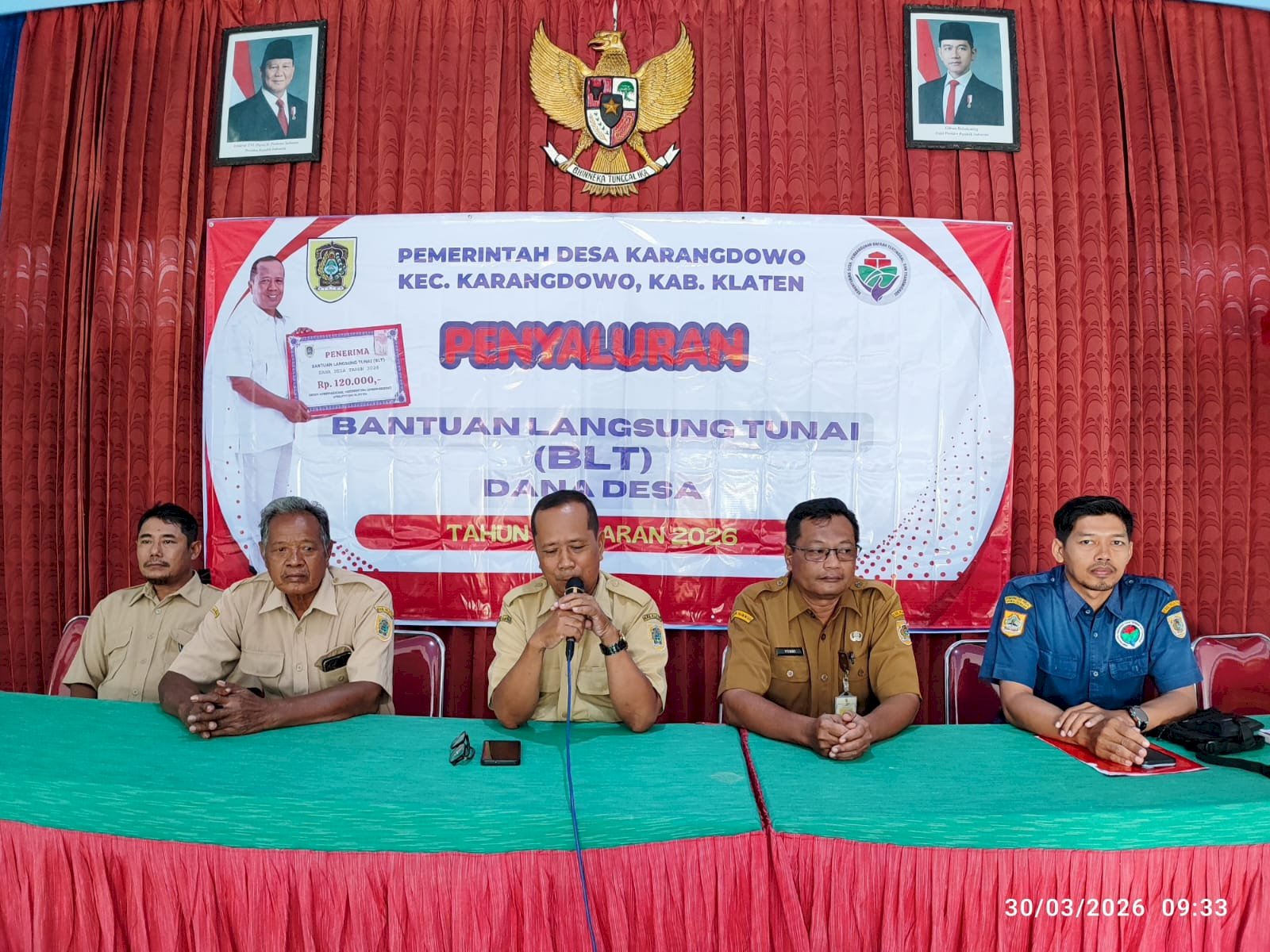 PENYALURAN BLT TRIWULAN PERTAMA TAHUN 2026 DESA KARANGDOWO KLATEN