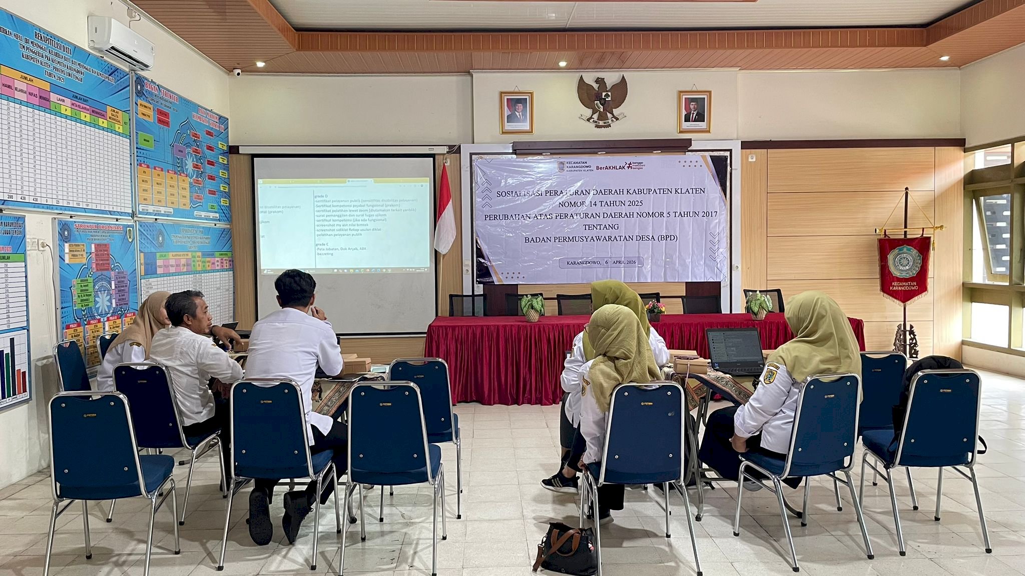 KECAMATAN KARANGDOWO MENDAPAT PENDAMPINGAN PENILAIAN SPIP  TAHUN 2026