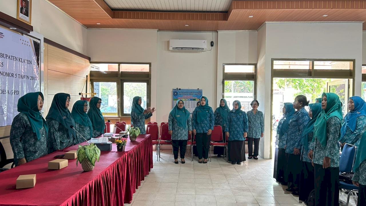 TP PKK KARANGDOWO PERSIAPKAN PEMBINAAN  PKK DESA BINAAN