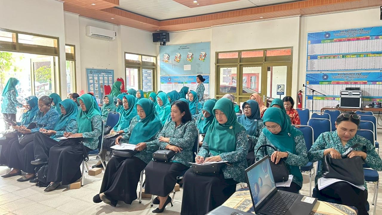 TP PKK KARANGDOWO PERSIAPKAN PEMBINAAN  PKK DESA BINAAN