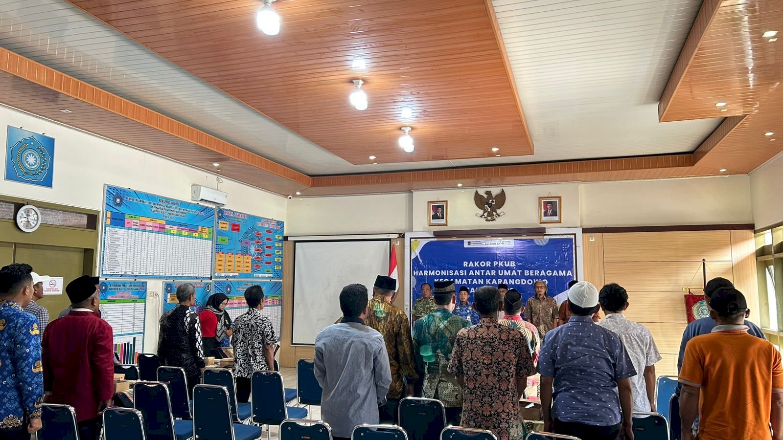 RAPAT KOORDINASI FKUB KARANGDOWO PERERAT SINERGI  DAN HARMONI