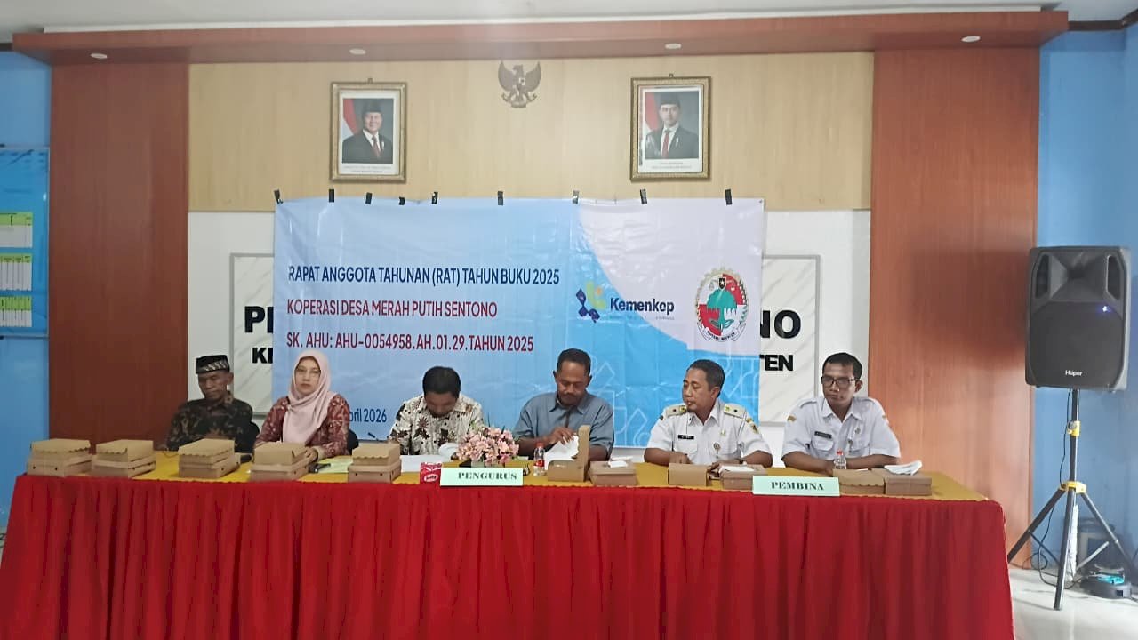 PESAN CAMAT PADA  RAPAT ANGGOTA TAHUNAN ( RAT ) KOPERASI DESA MERAH PUTH ( KDMP ) SENTONO TAHUNAN ( RAT ) TAHUN 2025