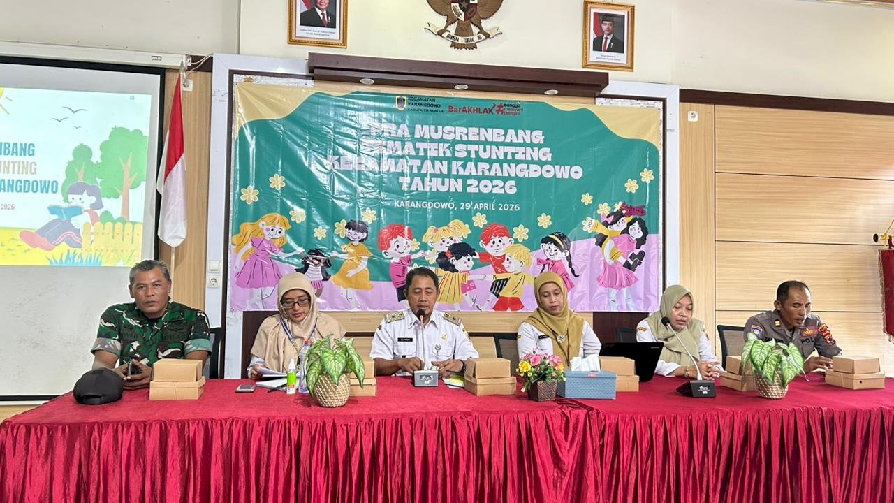 PRA MUSRENBANG TEMATIK STUNTING 2027 DIGELAR, KARANGDOWO PERKUAT KOLABORASI PENURUNAN STUNTING