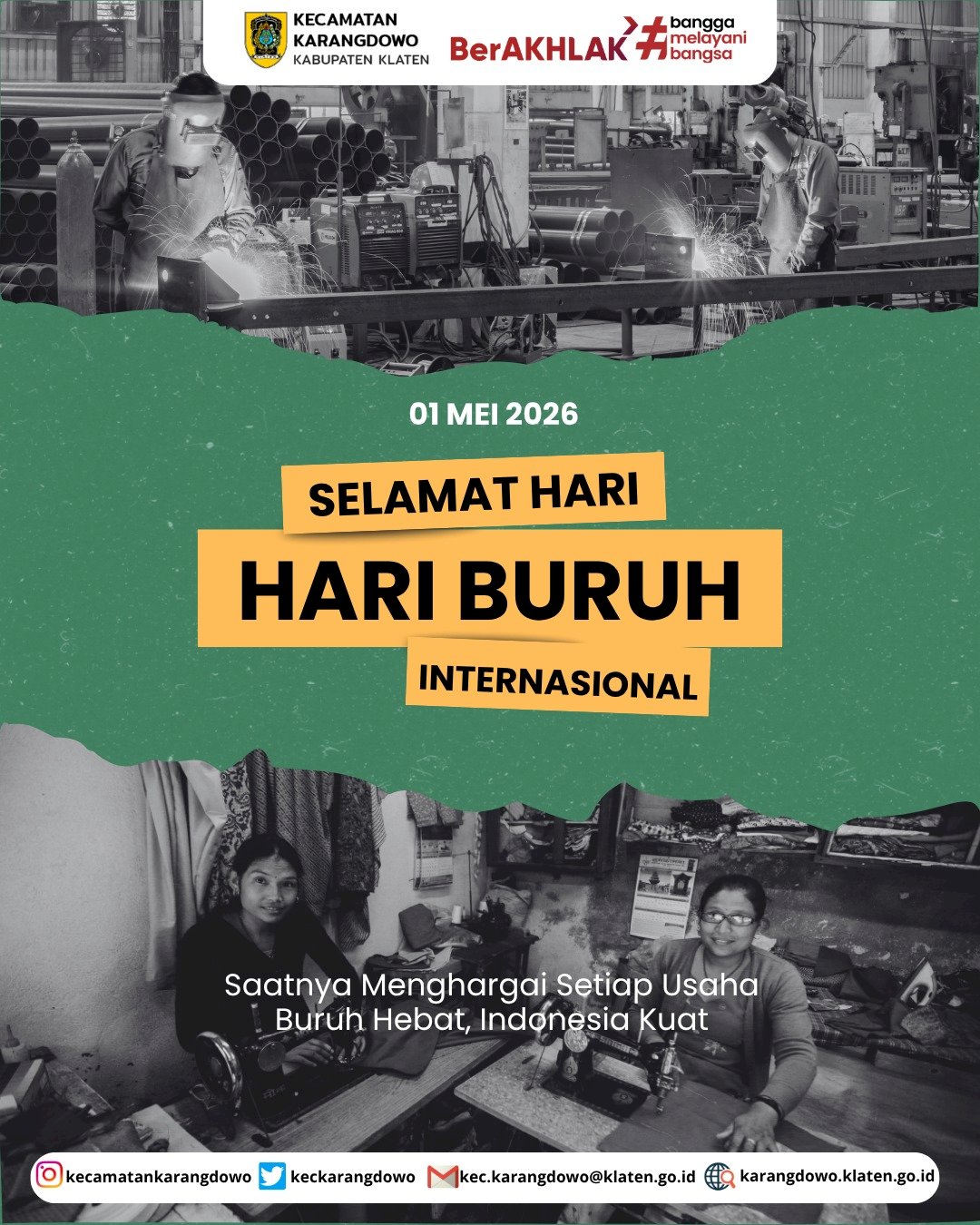 SELAMAT HARI BURUH INTERNASONAL TAHUN 2026
