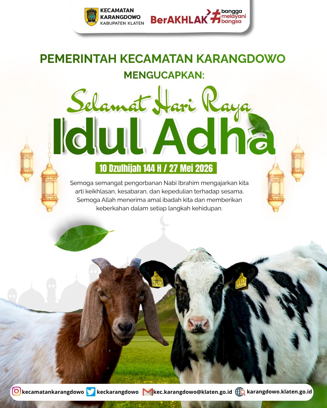 9 ( SEMBILAN ) HIKMAH HARI RAYA IDUL ADHA DAN QURBAN BAGI UMAT ISLAM