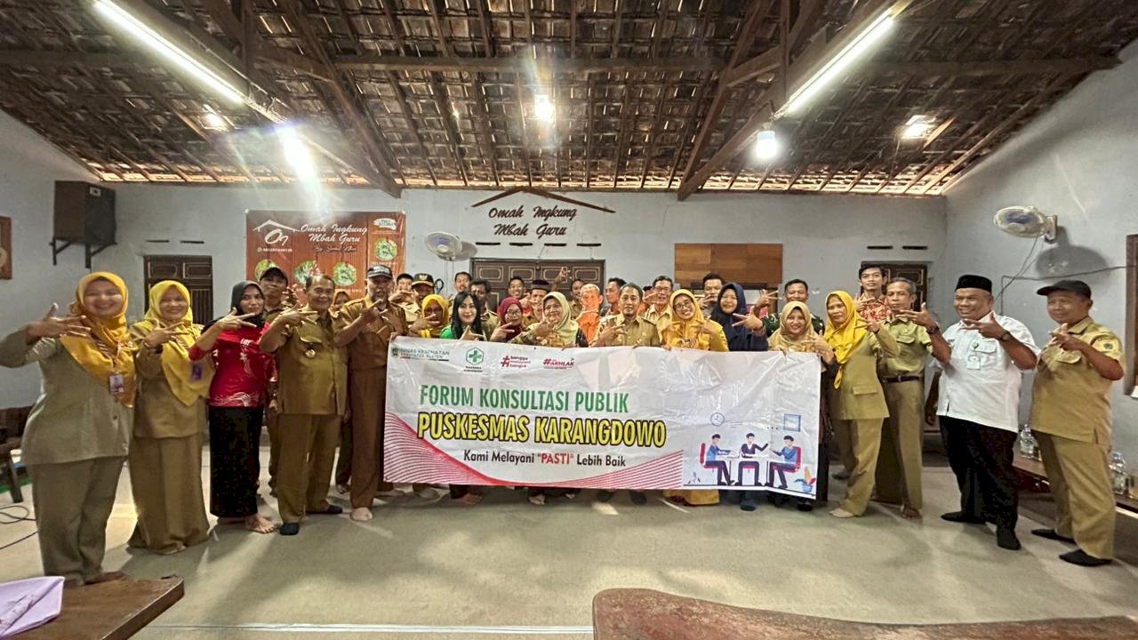 RAPAT KOORDINASI LINTAS SEKTORAL BIDANG KESEHATAN KECAMATAN KARANGDOWO