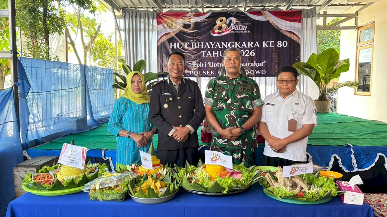 KARANGDOWO SINERGI TIGA PILAR MELAYANI MASYARAKAT DI HARI BHAYANGKARA KE-80 TAHUN 2026