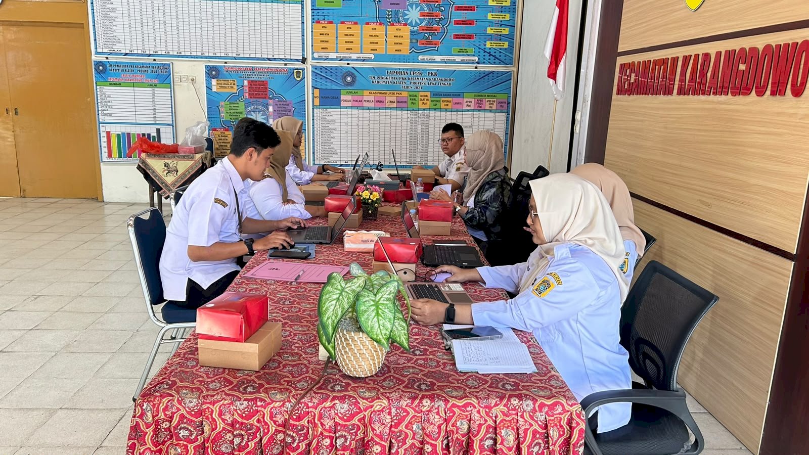 KARANGDOWO MENERIMA KUNJUNGAN TEAM ASISTENSI PENINGKATAN EFEKTIFITAS PENGENDALIAN KORUPSI KABUPATEN KLATEN