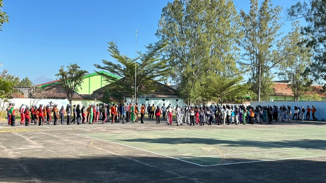 SELEKSI PASKIBRAKA HUT RI KE-81 KECAMATAN KARANGDOWO DIIKUTI RATUSAN PELAJAR SMA 