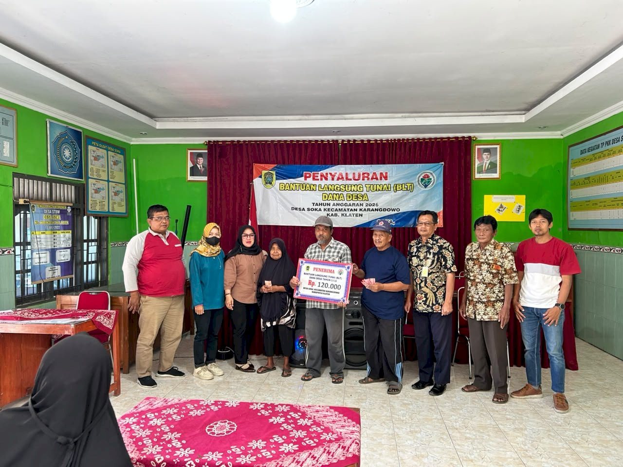 PESAN CAMAT PADA PENERIMA BLT DD DESA SOKA KARANGDOWO