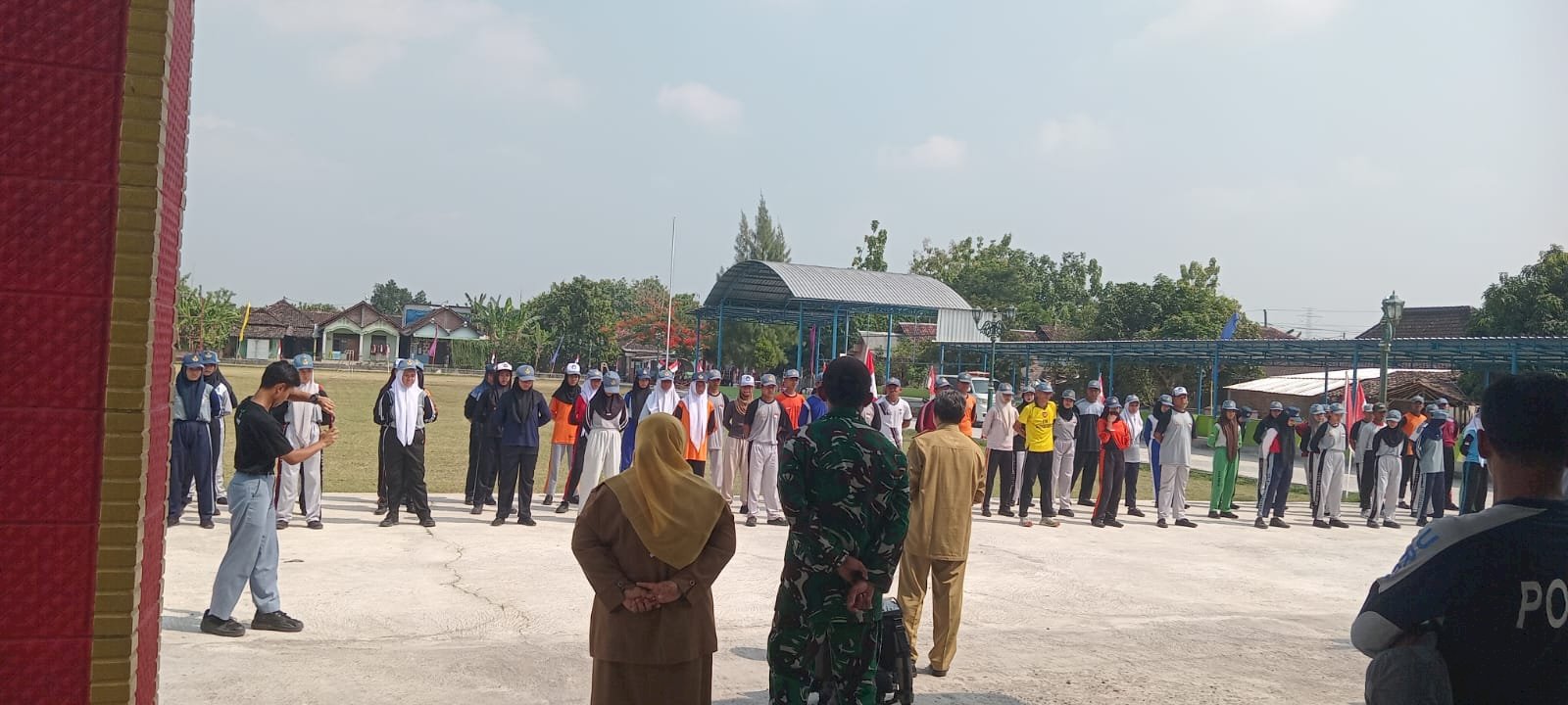 PASUKAN PASKIBRAKA KECAMATAN KARANGDOWO INTENSIF MENGIKUTI PELATIHAN