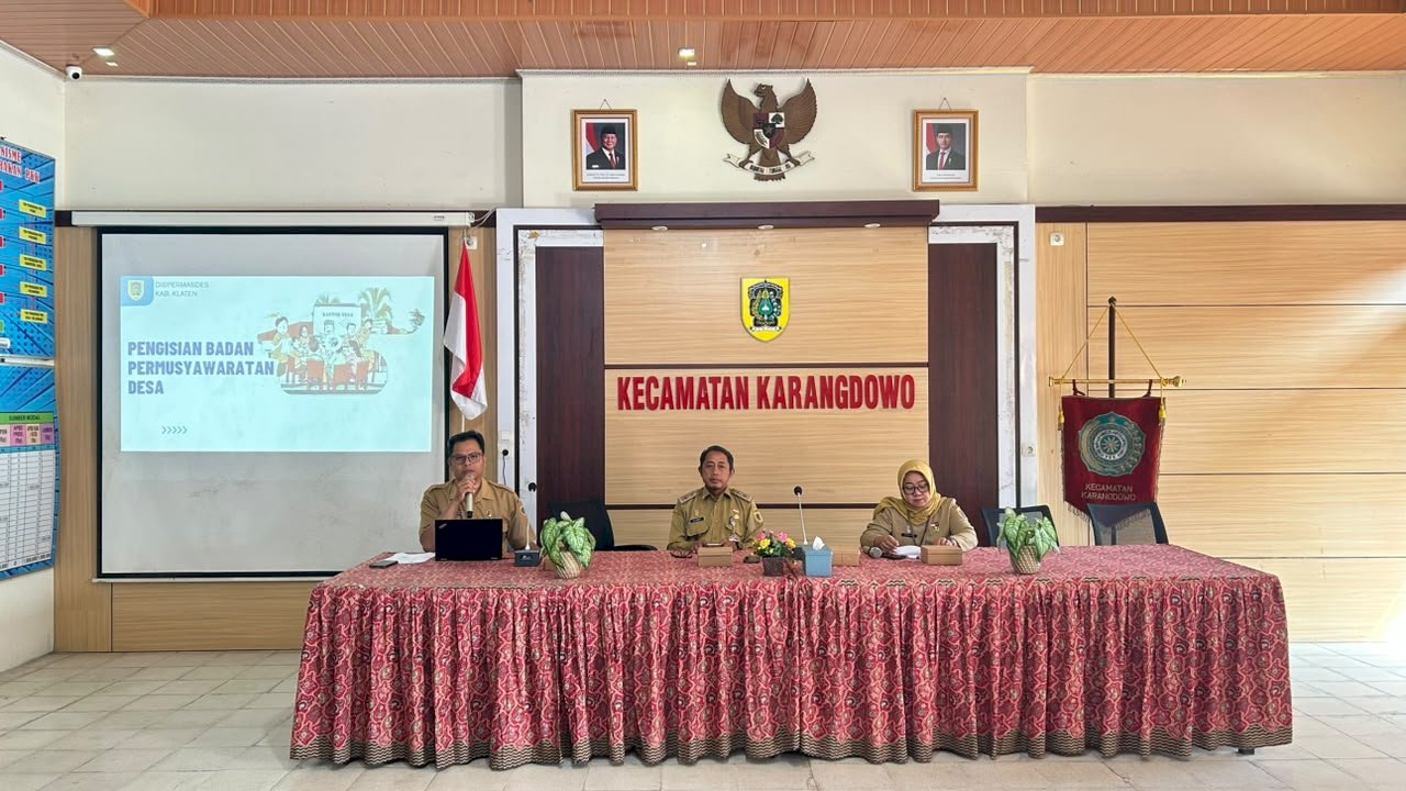 PERSIAPAN PILKADES SERENTAK KECAMATAN KARANGDOWO SOSIALIASASIKAN PERDA TENTANG BPD