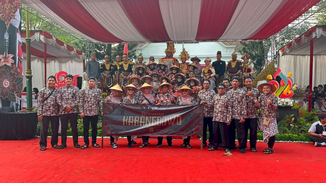 KECAMATAN KARANGDOWO TAMPIL MEMUKAU DALAM KARNAFAL BUDAYA KABUPATEN KLATEN TAHUN 2026
